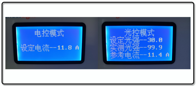 Microsolar 300氙灯光源与PLS-SXE 300D 300DUV氙灯光源定时功能(左)和累计计时功能（右）屏幕显示.png